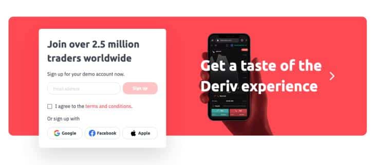 Deriv (ex Binary.com) platform