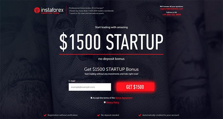 Instaforex No Deposit Bonus