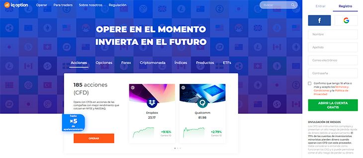 IQ Option cómo empezar